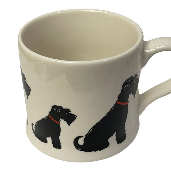 SWEET WILLIAM Cup Mug Black Schnauzer Dog Porcelain Coffee Tea London 8 oz - Picture 4 of 6